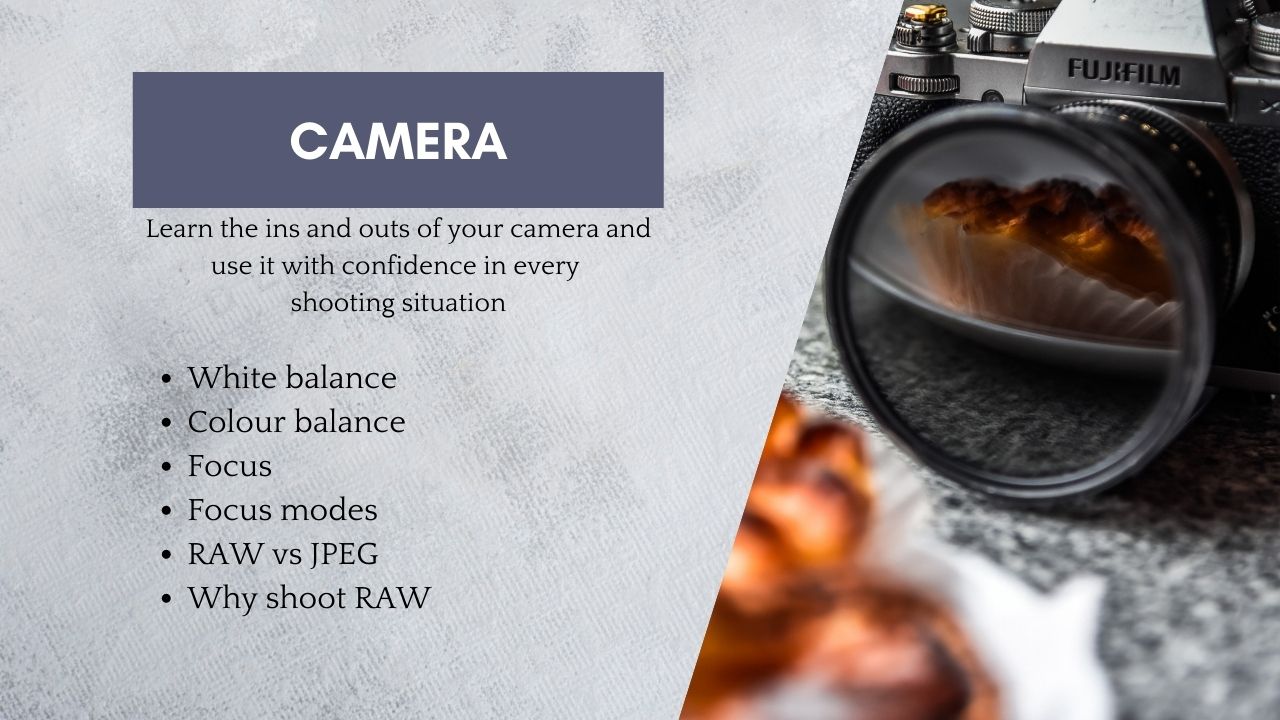 learn how to use your camera in manual mode for food photography