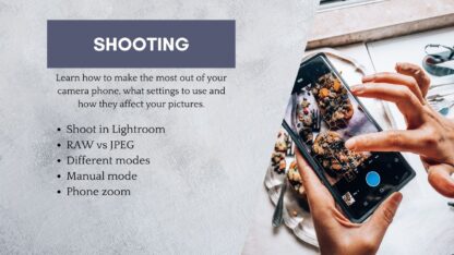 how to shoot food photography on your smartphone course