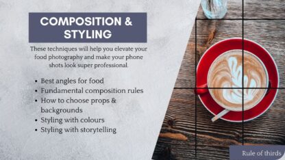 how to shoot food photography on your smartphone course