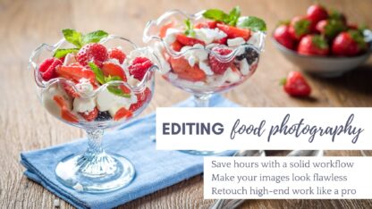editing food photography