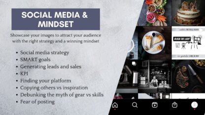 social media and mindst for food photography - SEO, KPI, platform, social media, leads