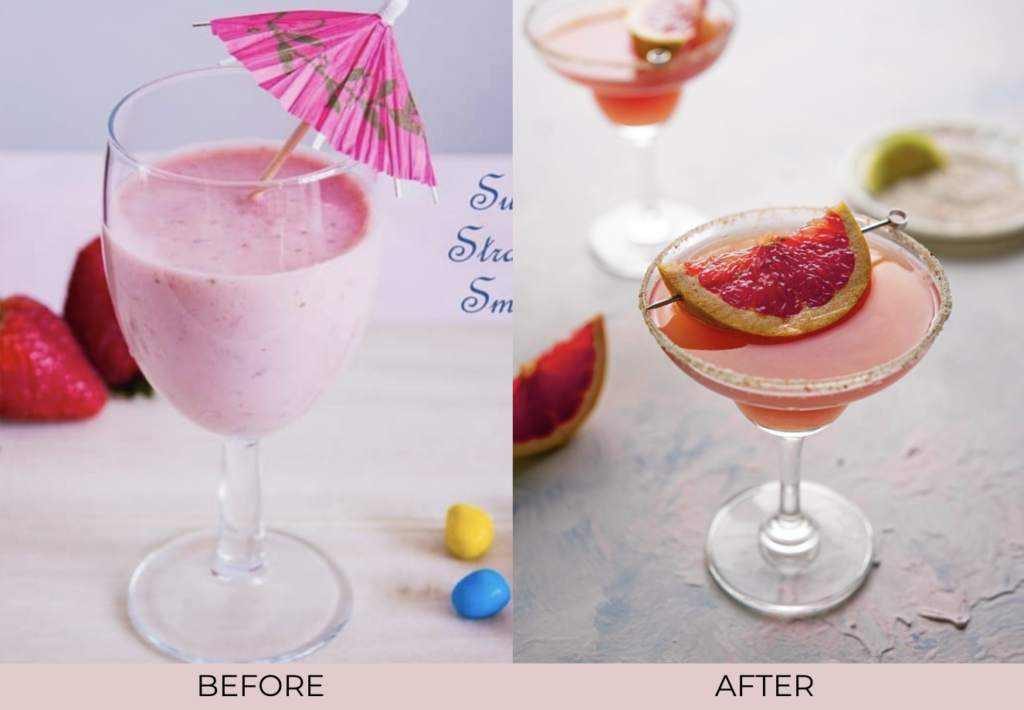 before and after food photographyb 101 - learn the fundamentals