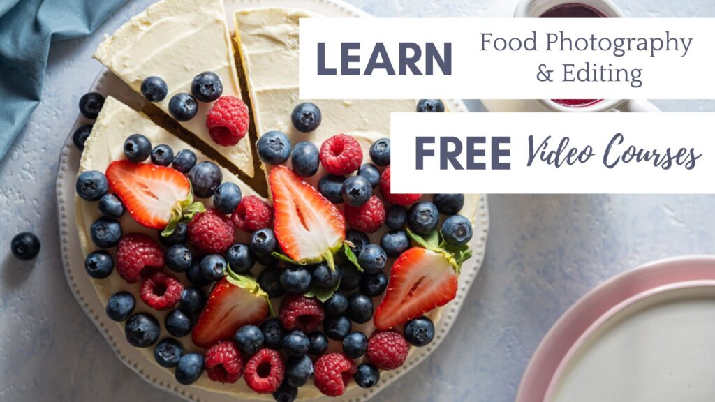Download the free food photography video courses